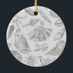 Seashell Soft Antique Art Beach Muscheln Keramikornament<br><div class="desc">Beach Seashell Classic Elegant Muschel Art - Ein Strandthema mit Vintagen Muschelkunstwerken.</div>