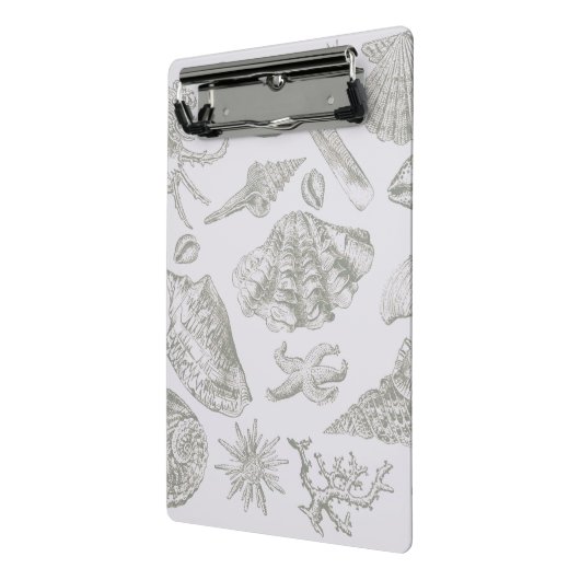 Seashell Soft Antique Art Beach Muscheln Mini Klemmbrett (Gewinkelt2)