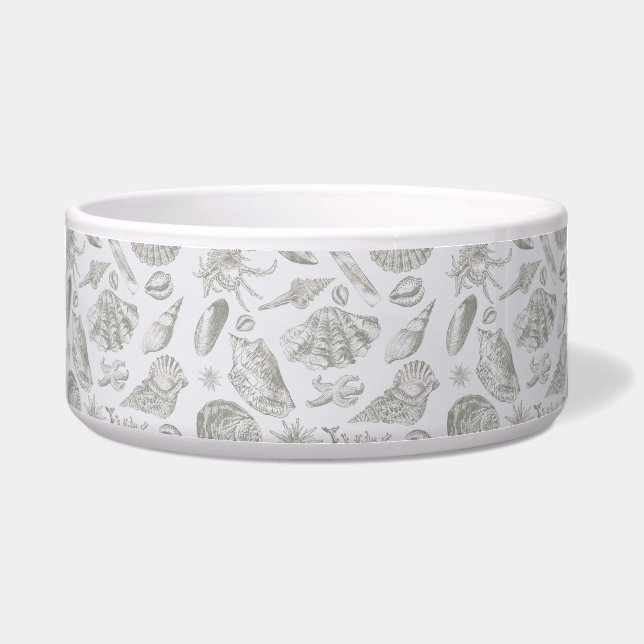 Seashell Soft Antique Art Beach Muscheln Napf (Vorderseite)