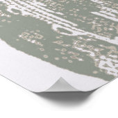 Seashell Soft Antique Art Beach Muscheln Poster (Ecke)