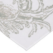 Seashell Soft Antique Art Beach Muscheln Tischdecke (Schrägansicht)