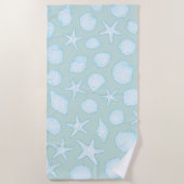 Seashell & Starfish - KüstenSummer Vibes Strandtuch (Vorderseite)