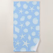 Seashell & Starfish - KüstenSummer Vibes Strandtuch (Vorderseite)