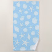 Seashell & Starfish - KüstenSummer Vibes Strandtuch (Vorderseite)