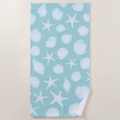 Seashell & Starfish - KüstenSummer Vibes Strandtuch (Vorderseite)