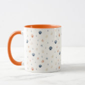 Seashell Starfish Nahtloses Muster Tasse (Links)