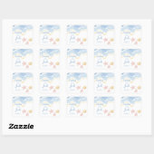 Seashell Starfish Ocean Theme Sticker (Blatt)