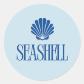 Seashell Sticker (Vorderseite)