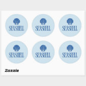 Seashell Sticker (Blatt)