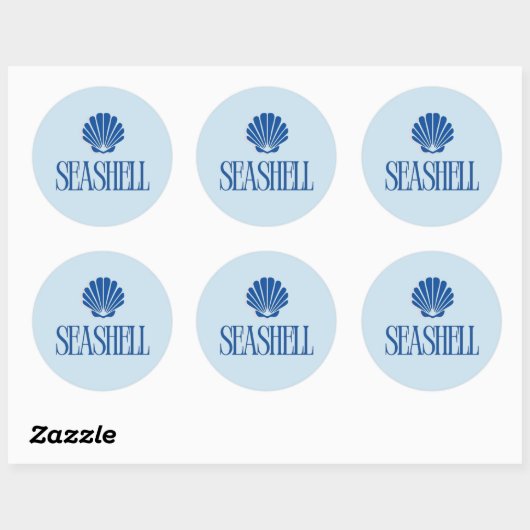 Seashell Sticker (Blatt)