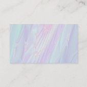 Seashell Style Muster. Sitzkarte für Hochzeitgäste Platzkarte (Rückseite)