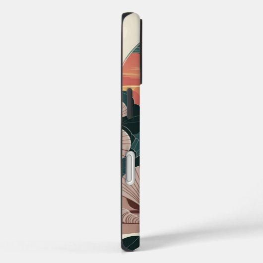 Seashell Sunset Beach Case-Mate iPhone Hülle (Rückseite / Rechts)