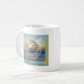 Seashell & Surf - Massachusetts auf Cape Cod Kaffeetasse (Vorderseite Links)