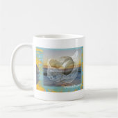 Seashell & Surf - Massachusetts auf Cape Cod Kaffeetasse (Links)