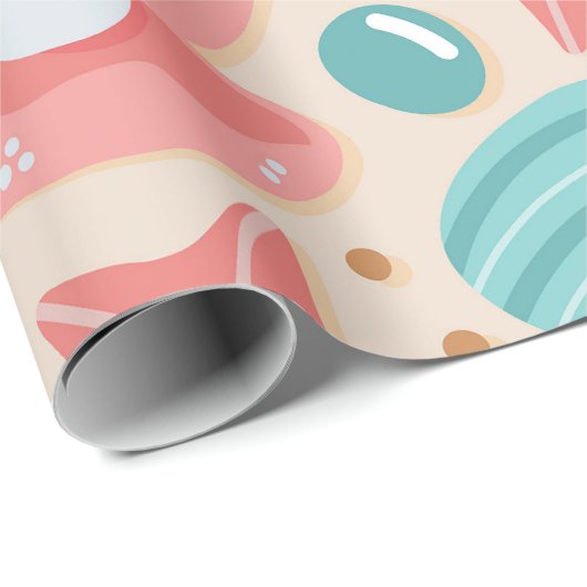 Seashell Symphony Geschenkpapier (Rolleneckpunkt)