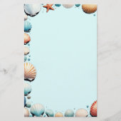 Seashell Symphony Stationery Briefpapier (Vorderseite)