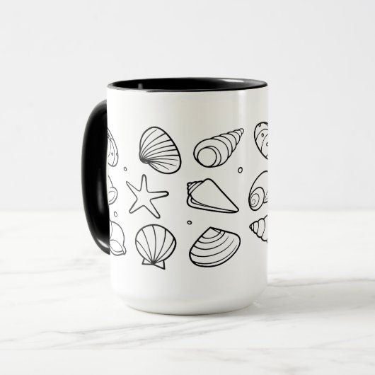 Seashell Tasse (Vorderseite Links)