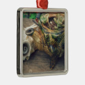 Seashell Tea Kettle mit Sukkulenten gepflanzt Ornament Aus Metall (Rechts)