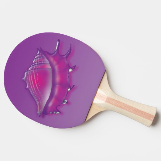 Seashell Tischtennis Schläger (Seitenansicht)