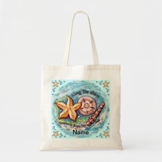 Seashell Treasures tote bag Tragetasche (Vorne)