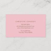 Seashell-Treuekarte Visitenkarte (Rückseite)