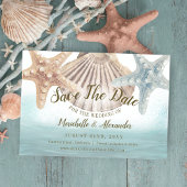 Seashell Tropical Beach Hochzeit Save The Date