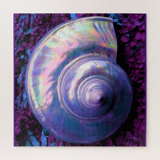 Seashell tropische opaleszente Mutter von Perle Puzzle (Vertikal)