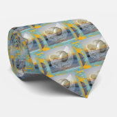 Seashell u. Brandung - Cape Cod Massachusetts Krawatte (Gerollt)