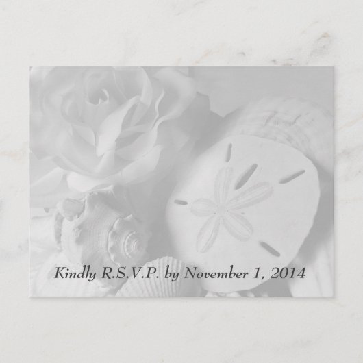 Seashell UAWG Postcards Einladungspostkarte (Vorderseite)