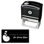 Seashell und Herz Permastempel (Beispiel)