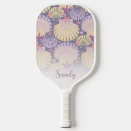 Seashell- und Starfish-Küste Pickleball Schläger