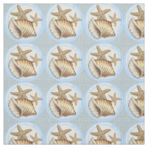 Seashell und Starfish Stoff