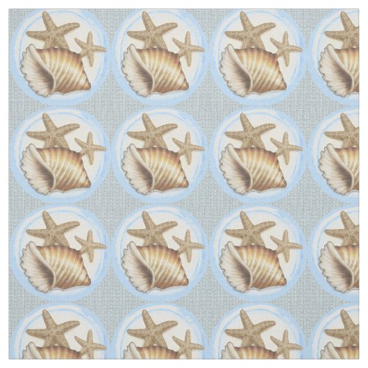 Seashell und Starfish Stoff (Muster)