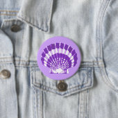 Seashell - violett und weiß button (Beispiel)