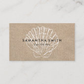 Seashell Visitenkarte (Vorderseite)