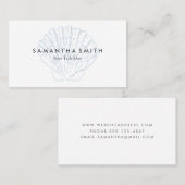 Seashell Visitenkarte (Vorne/Hinten)