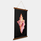 Seashell Wall Tapestry Wandteppich Mit Holzrahmen (Gewinkelt)