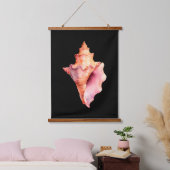 Seashell Wall Tapestry Wandteppich Mit Holzrahmen (Schlafzimmer)