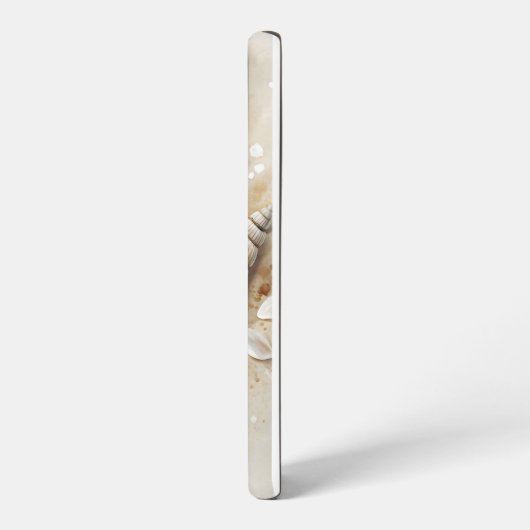 Seashell Watercolor Coastal Samsung Galaxy Hülle (Linke Seite)