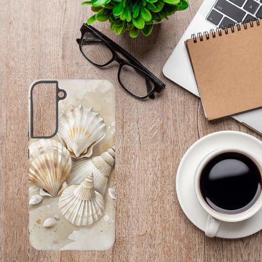 Seashell Watercolor Coastal Samsung Galaxy Hülle
