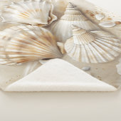 Seashell Watercolor Coastal Sherpadecke (3/4)