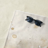 Seashell Watercolor Coastal Strandtuch (Beispiel)