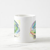 Seashell Watercolor Soft Art Kaffeetasse (Mittel)