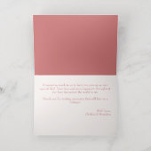 Seashell Wedding Gold Foil Dankeschön Karte (Innen Mitte)