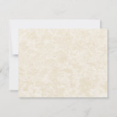 Seashell Wedding Response RSVP Karte (Rückseite)