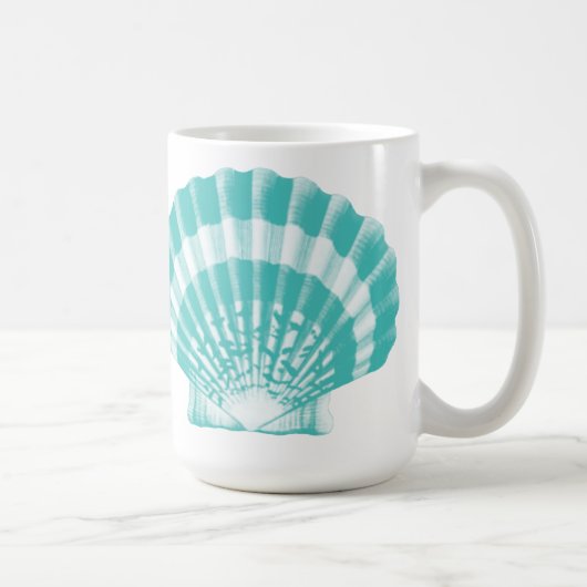 Seashell - Weiches Wasser und weiß Kaffeetasse (Rechts)