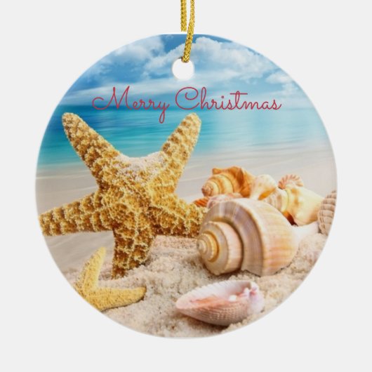 Seashell Weihnachtsschmuck (Vorne)