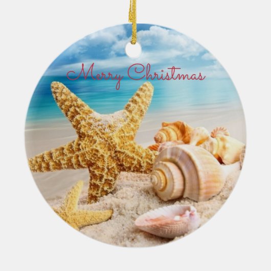 Seashell Weihnachtsschmuck (Hinten)