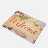 Seashell Welcome Mat Fußmatte (Schrägansicht)