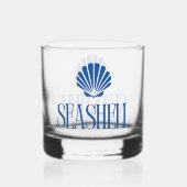 Seashell Whiskyglas (Vorderseite)
